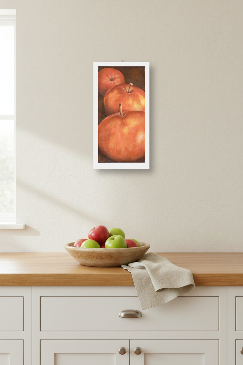 The Apple of My Eye — Unframed Fine Art Paper Print