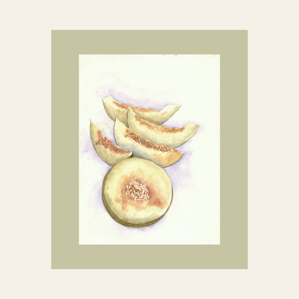 Honeydew Summer — Framed Fine Art Paper Print