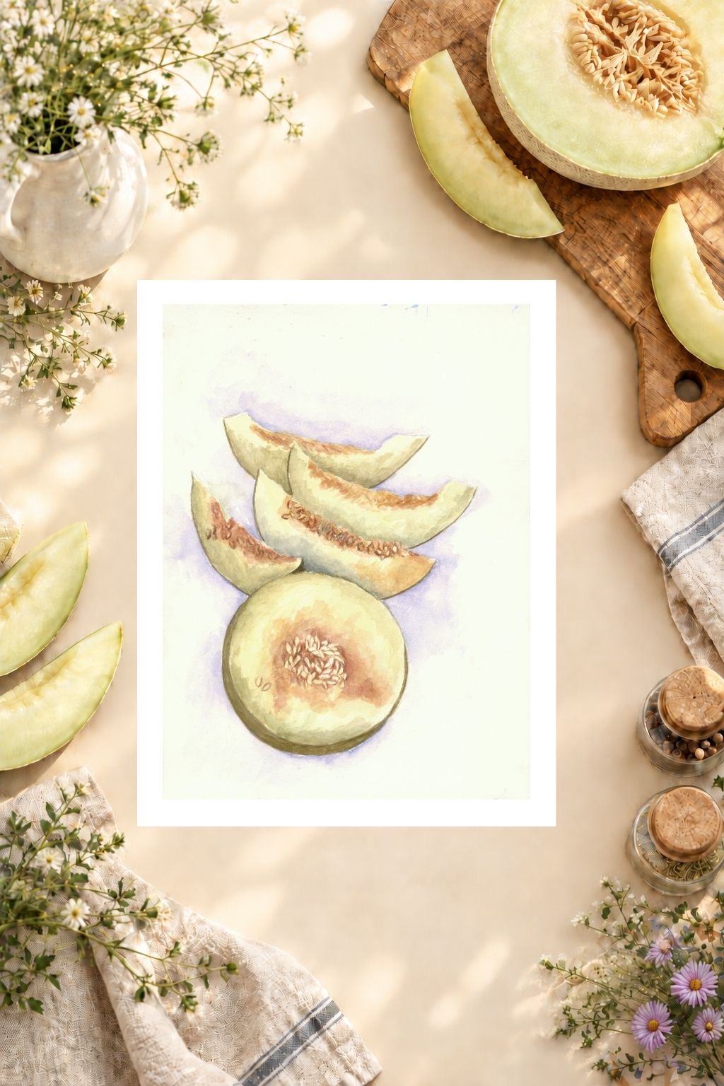 Honeydew Summer | Unframed Fine Art Paper Print