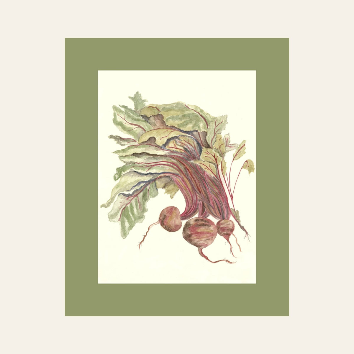 Roots in Red | Framed Fine Art Paper Print