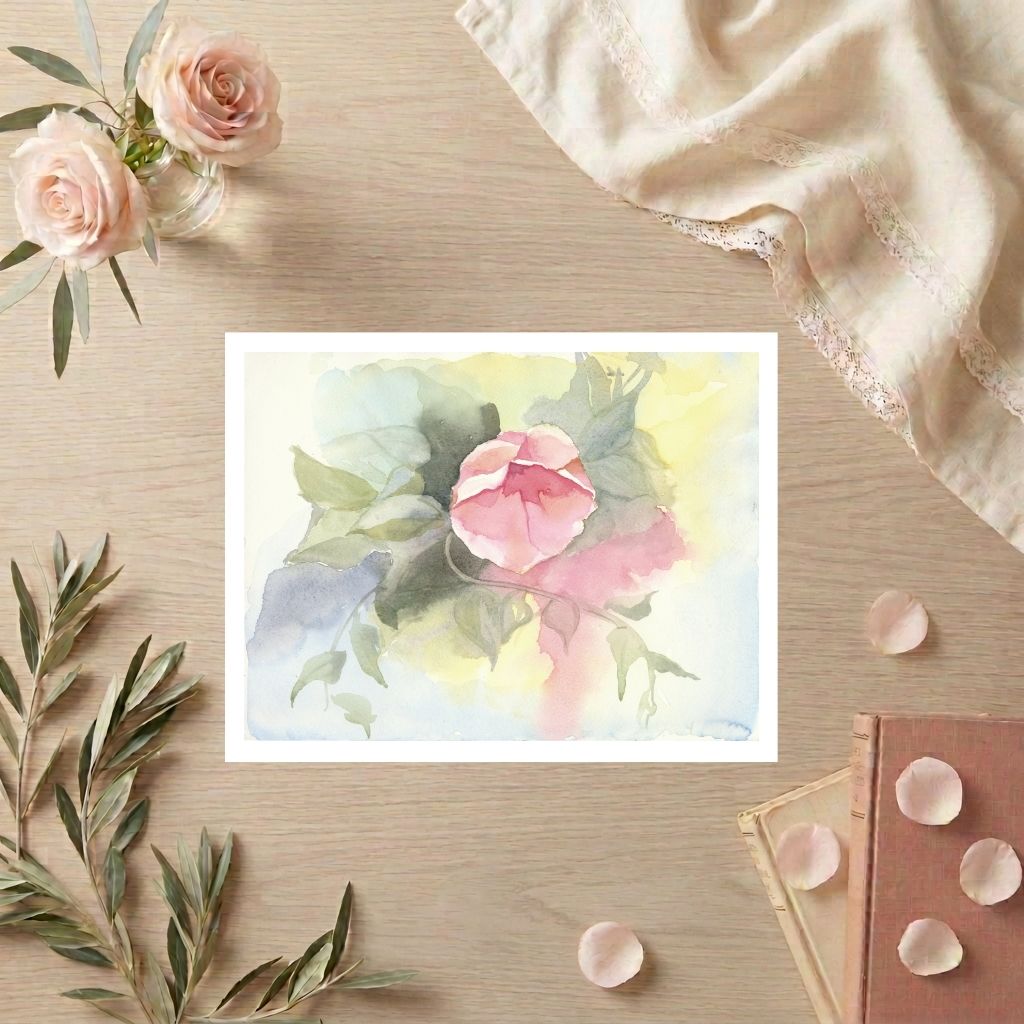 Soft Blush — Unframed Fine Art Paper Print
