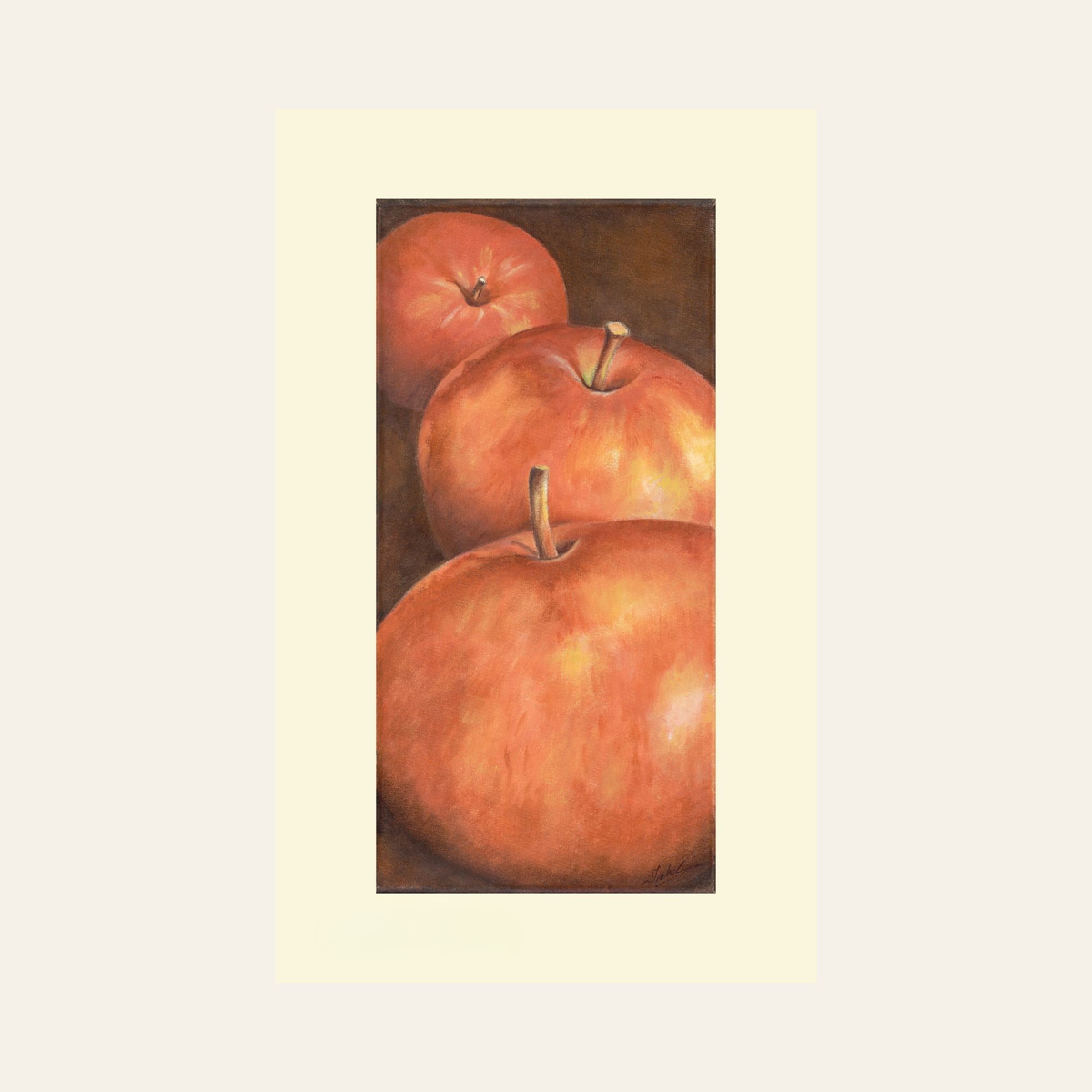 The Apple of My Eye — Framed Fine Art Paper Print