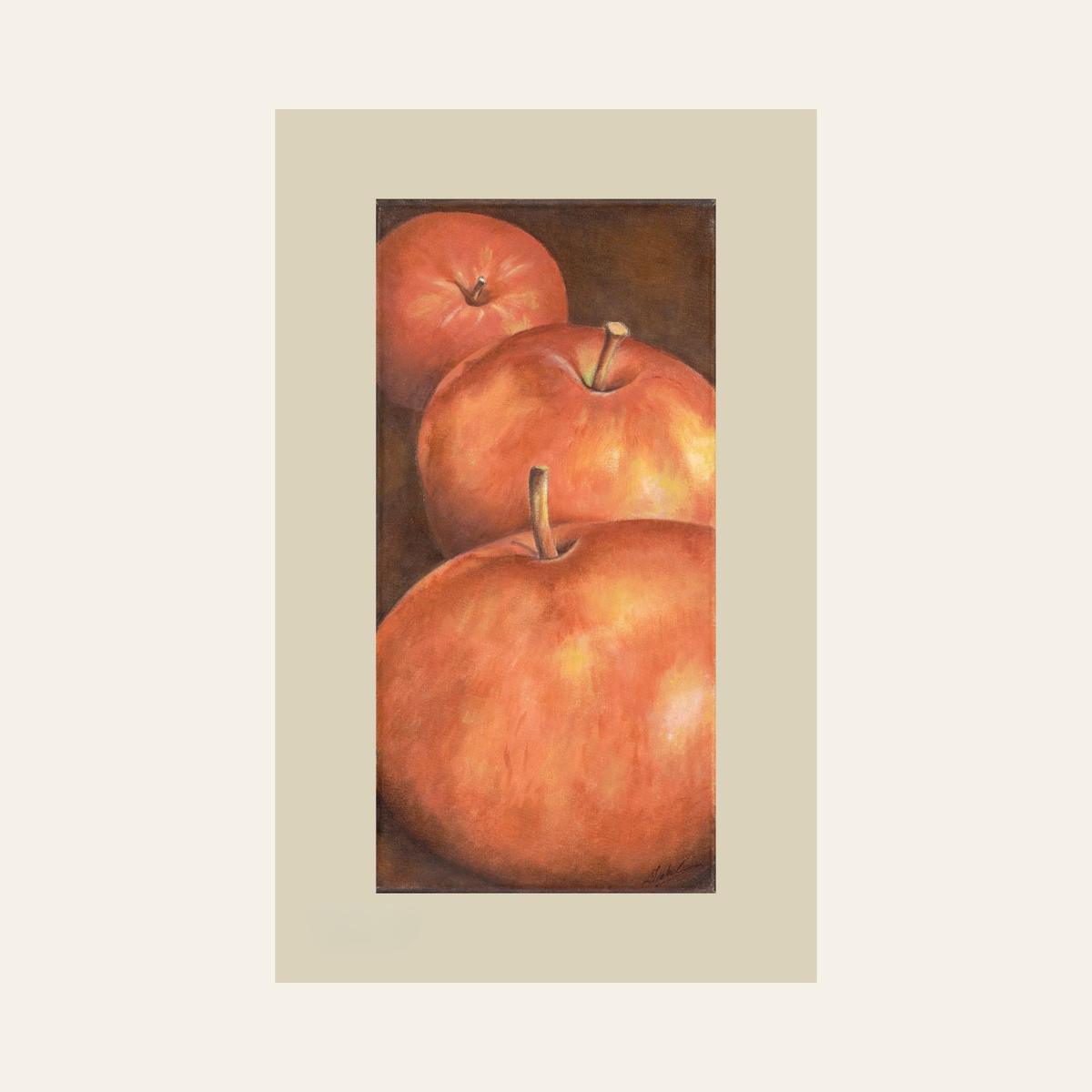 The Apple of My Eye — Framed Fine Art Paper Print