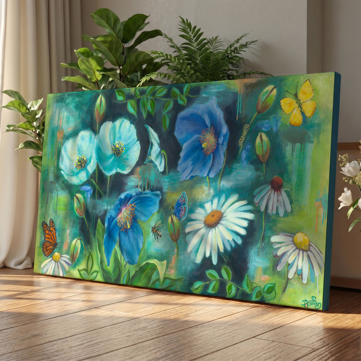 Abuela's Garden — Canvas Print