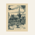 Trondheim Domkirke / Nidaros Cathedral — Unframed Fine Art Paper Print | Limited Edition of 100 | Rolf Garman Reinert-Larsen