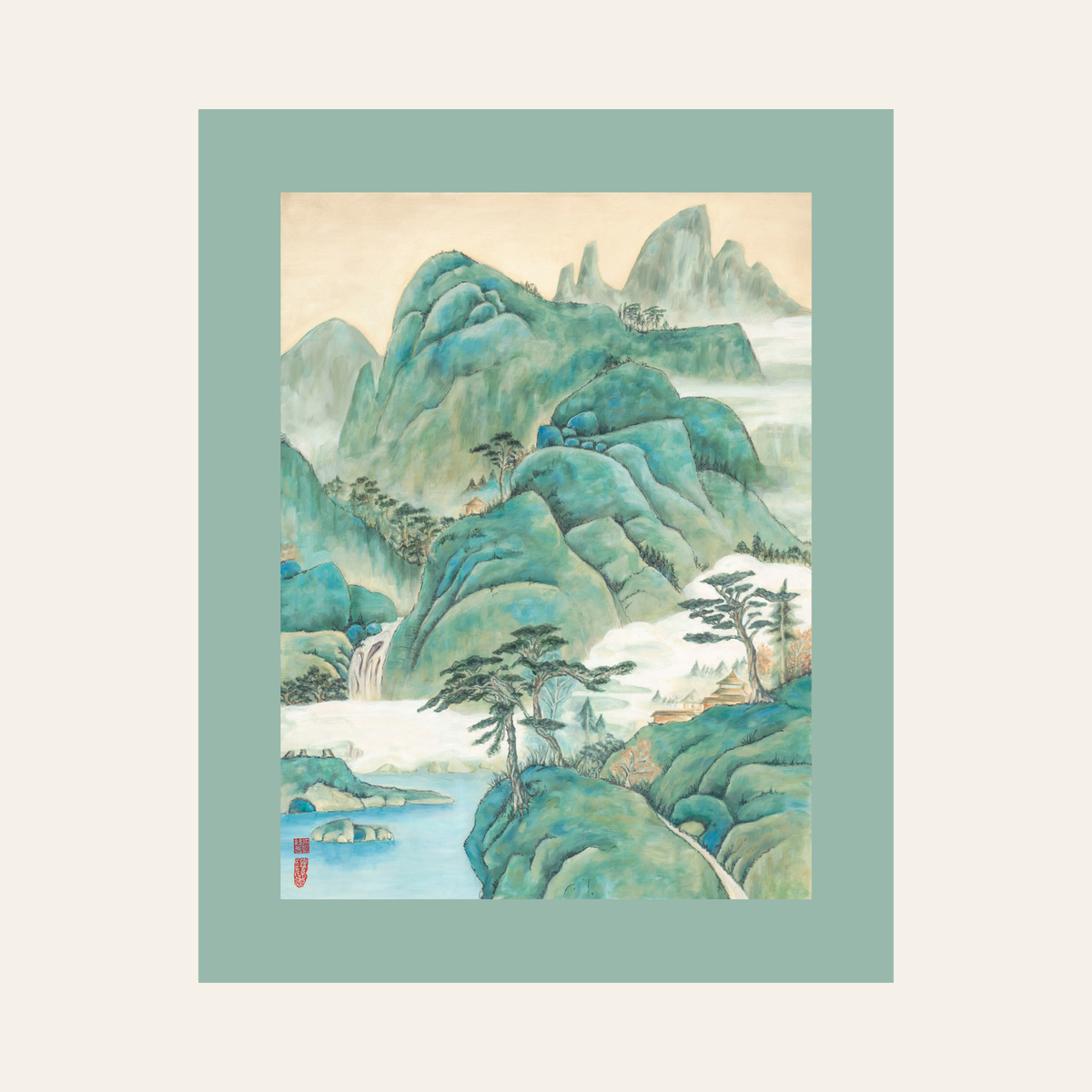The Empty Mountain — Canvas Print