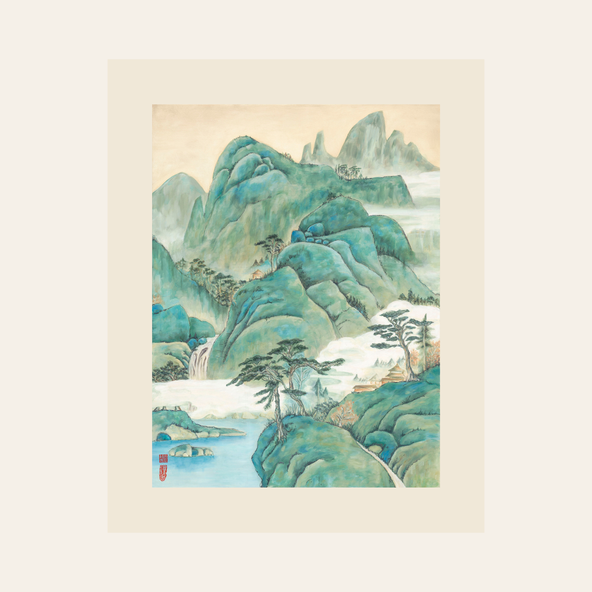 The Empty Mountain — Canvas Print