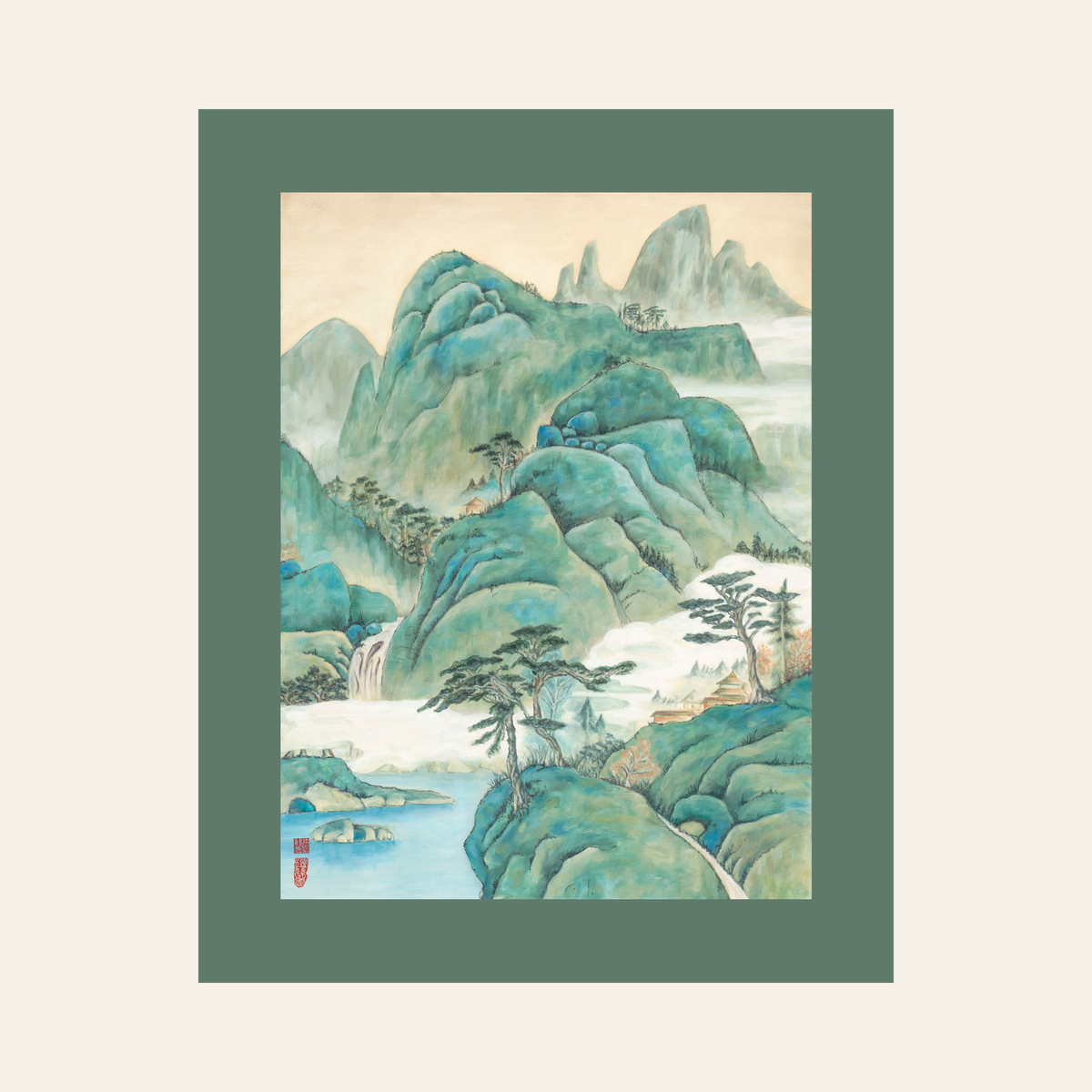 The Empty Mountain — Canvas Print
