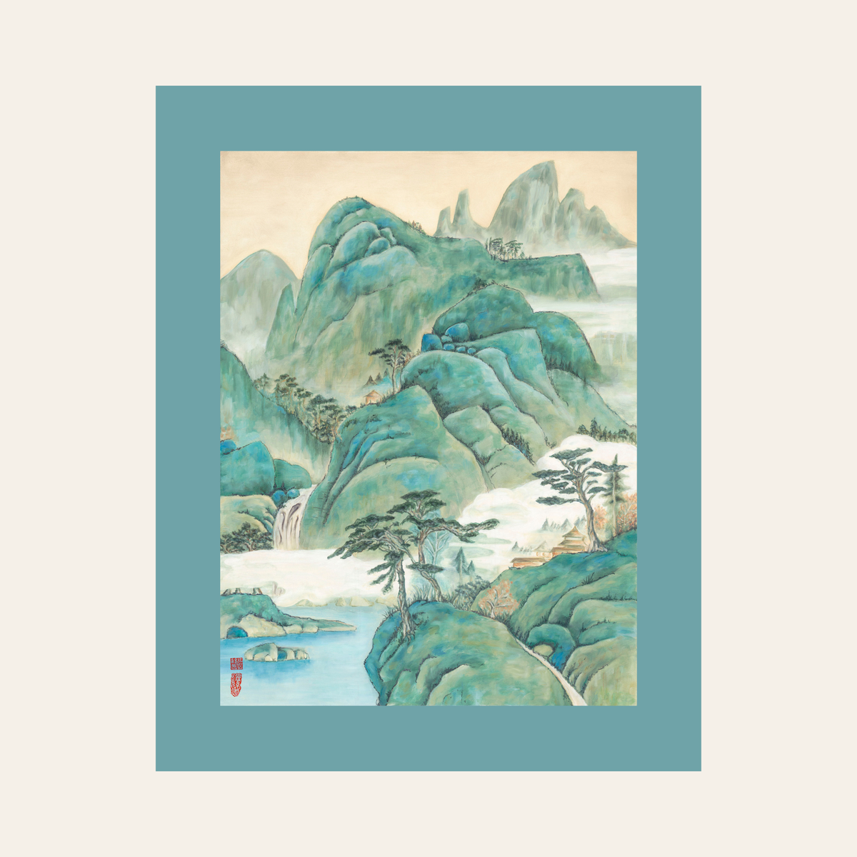 The Empty Mountain — Canvas Print