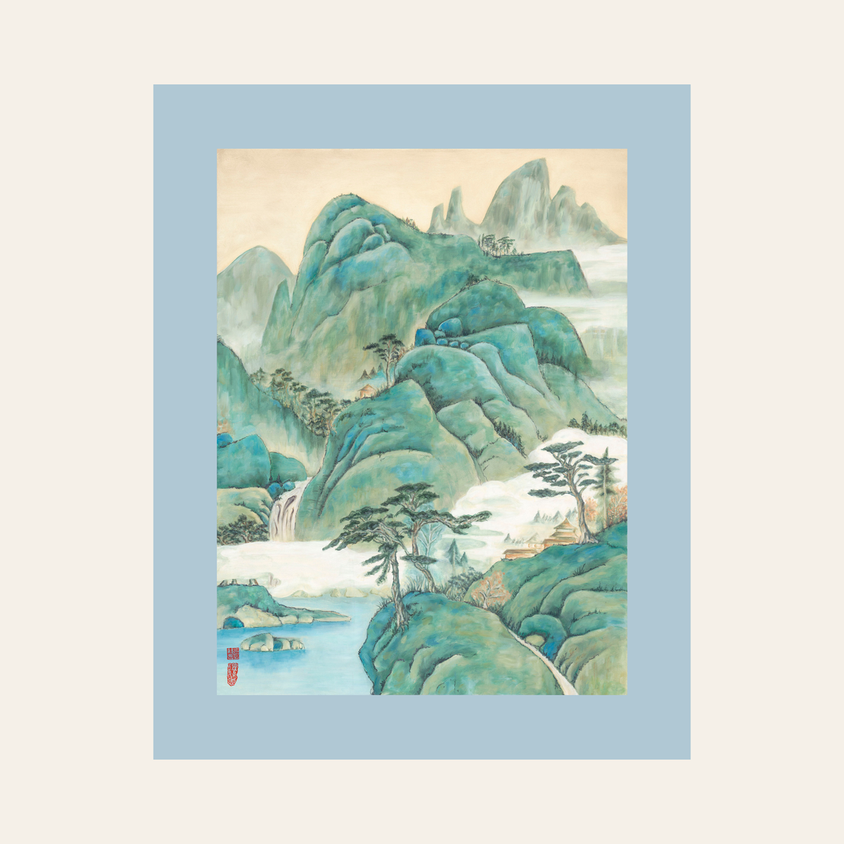 The Empty Mountain — Canvas Print