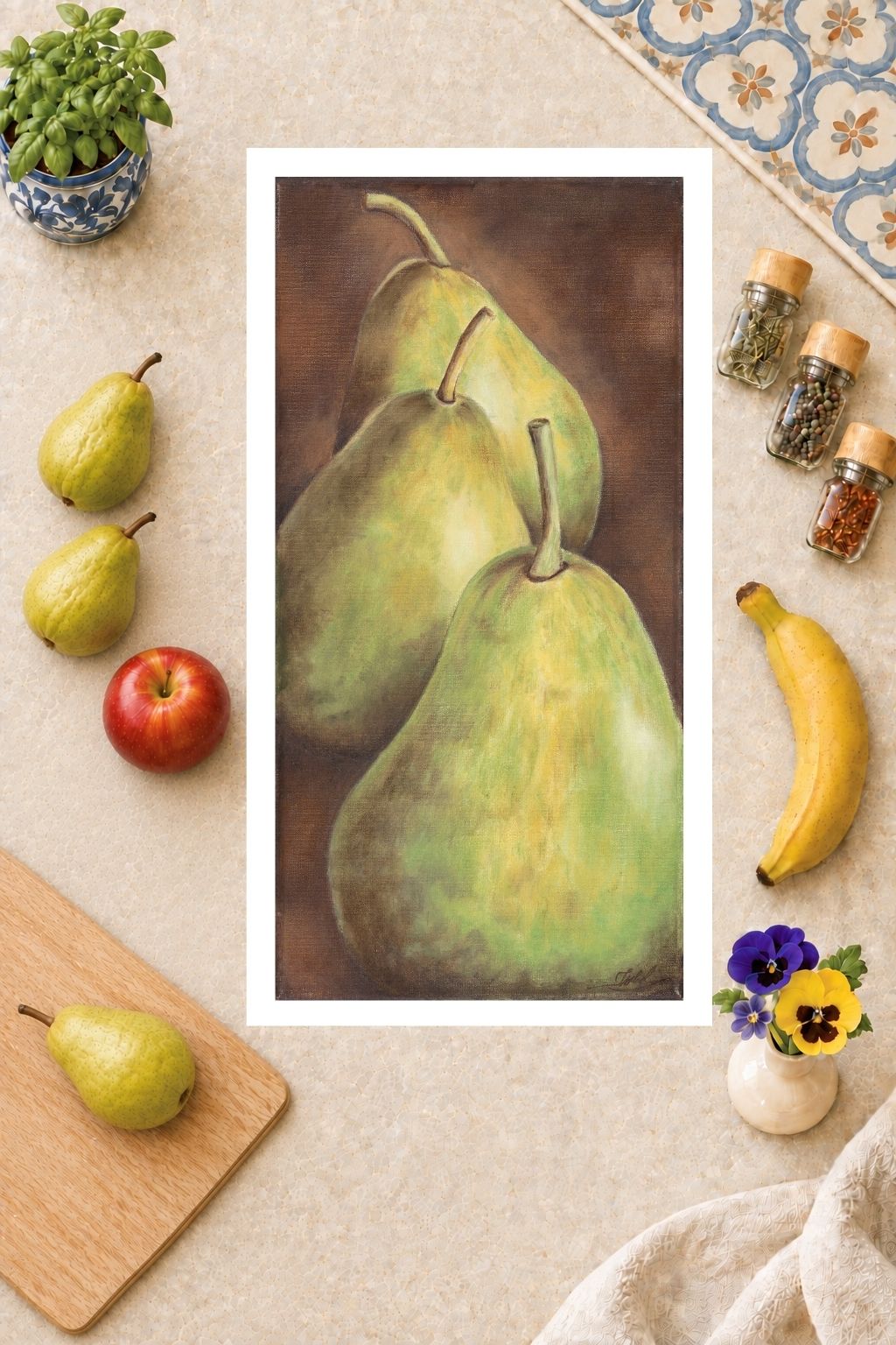 Go Pear Shaped — Unframed Fine Art Paper Print