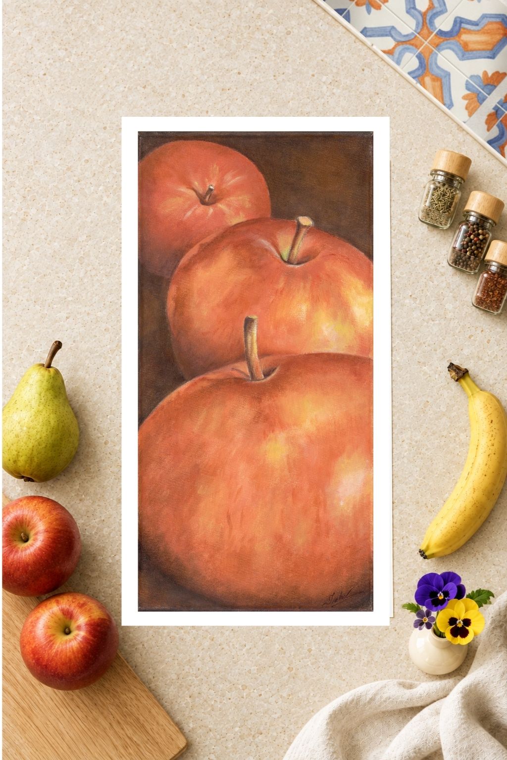 The Apple of My Eye — Unframed Fine Art Paper Print