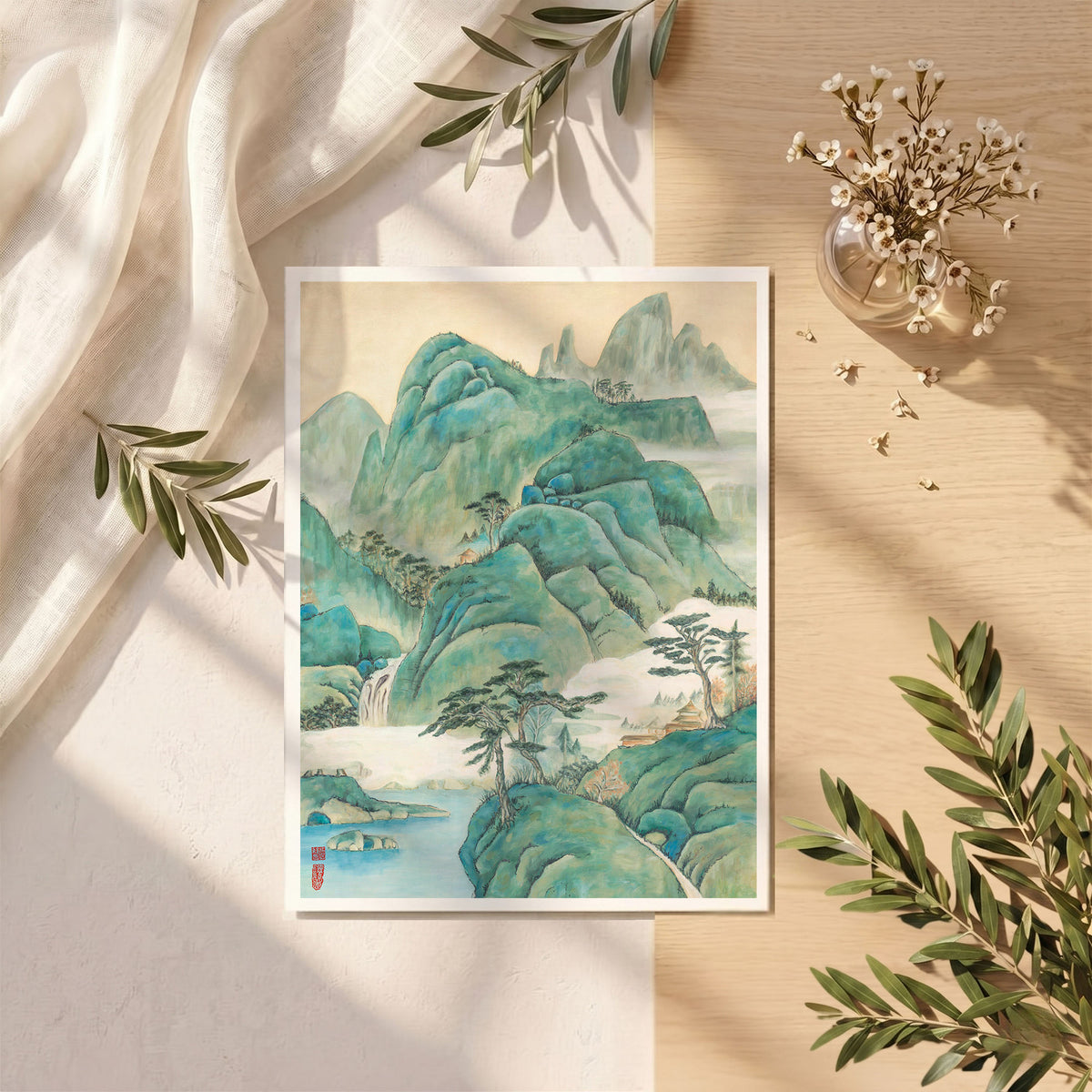 The Empty Mountain — Unframed Fine Art Paper Print