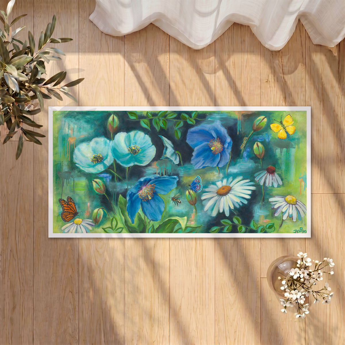 Abuela's Garden — Unframed Fine Art Paper Print