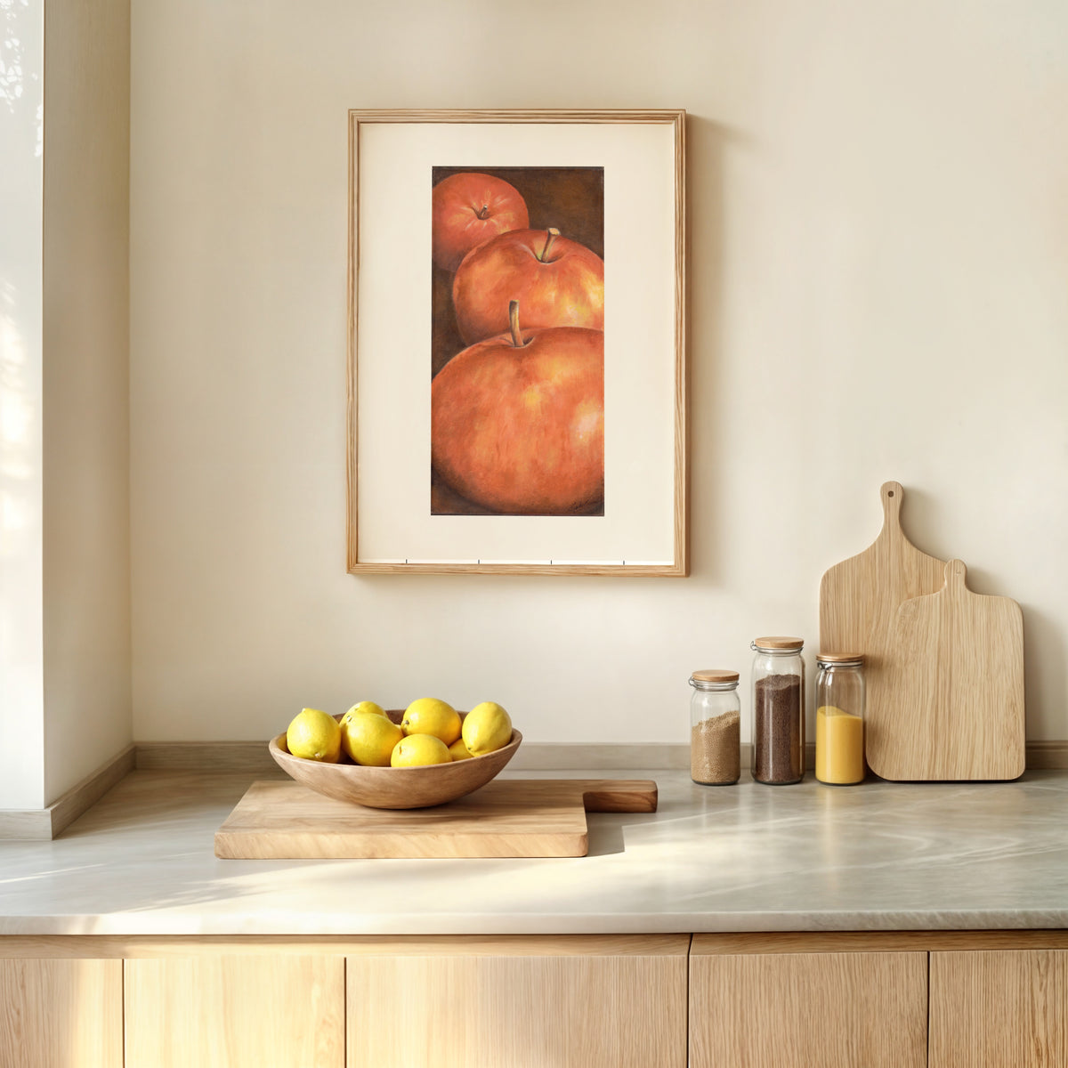 The Apple of My Eye — Framed Fine Art Paper Print