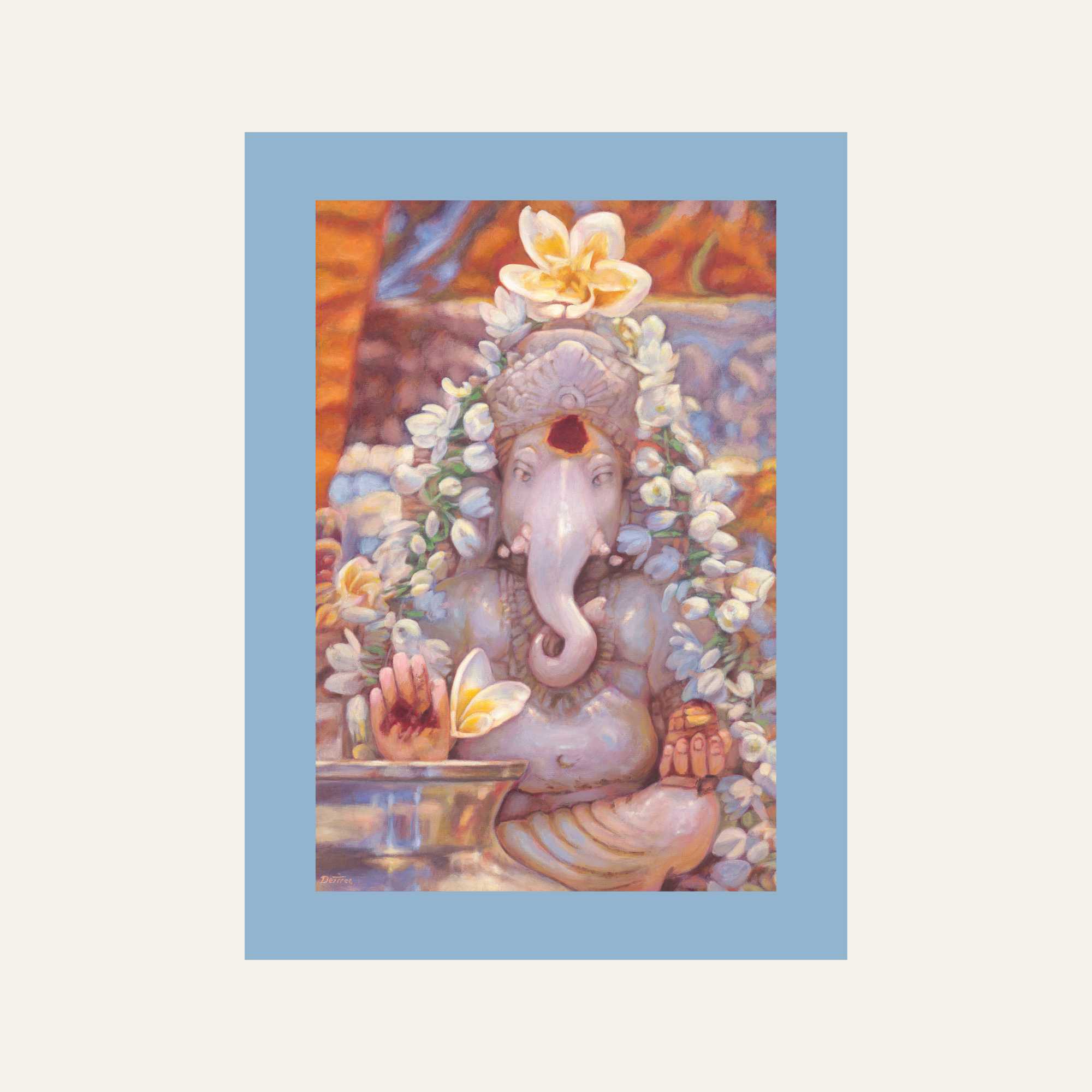 The Ganesh In The Mandir — Canvas Print | Limited Edition of 50