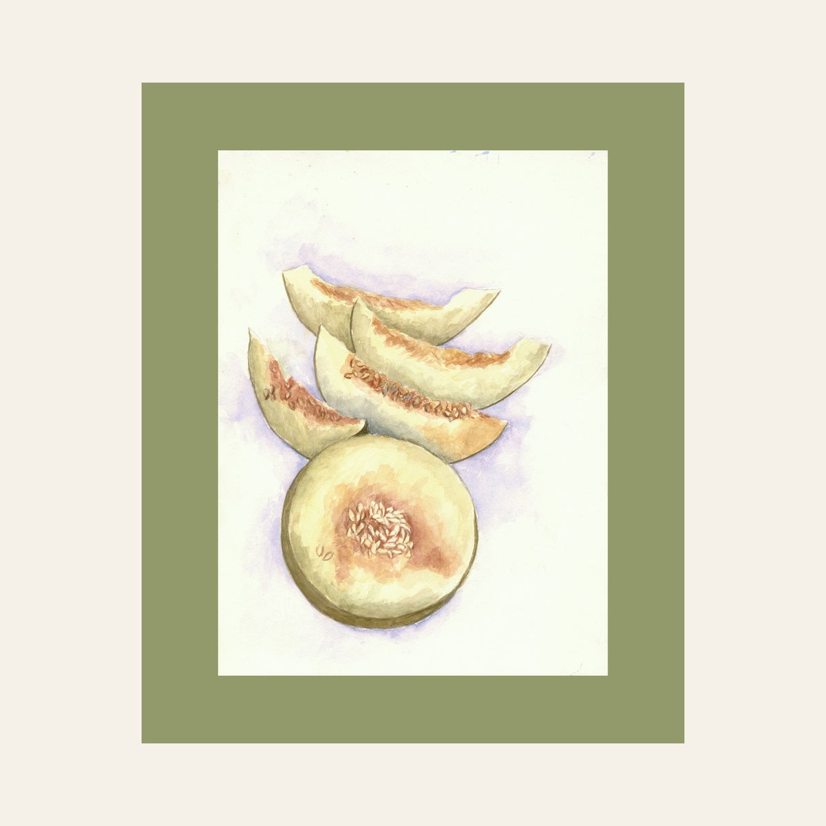 Honeydew Summer — Framed Fine Art Paper Print