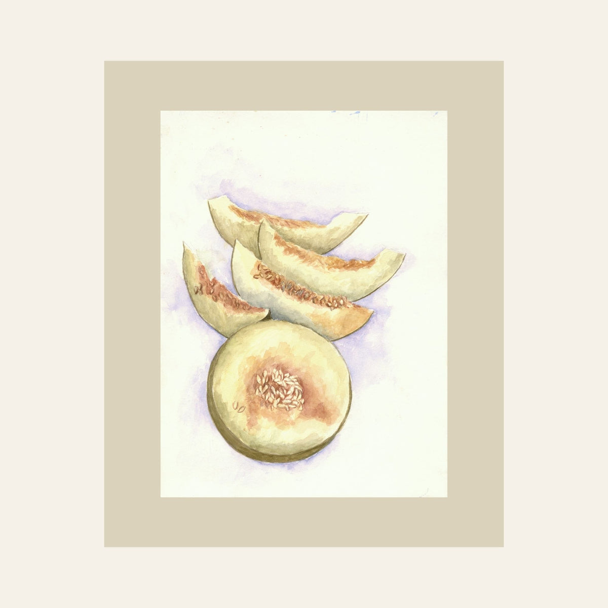 Honeydew Summer — Framed Fine Art Paper Print