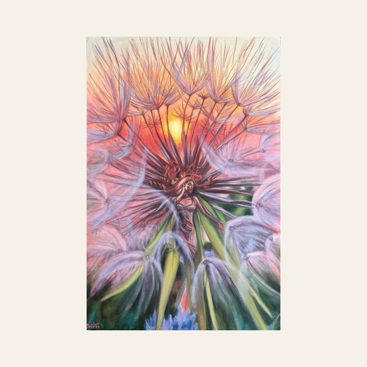 In the Rays of the Sun — Original Oil & Acrylic Painting