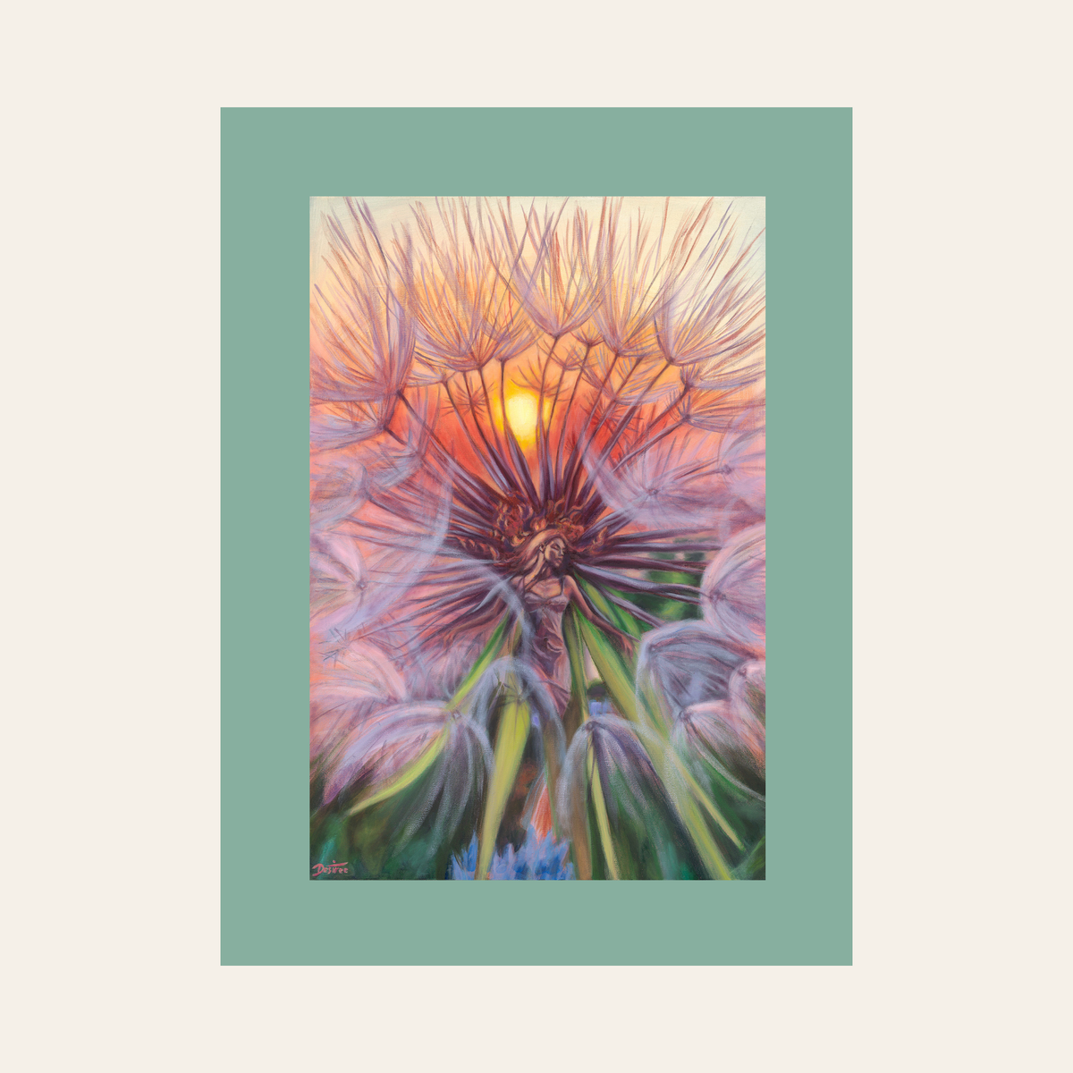 In the Rays of the Sun — Canvas Print