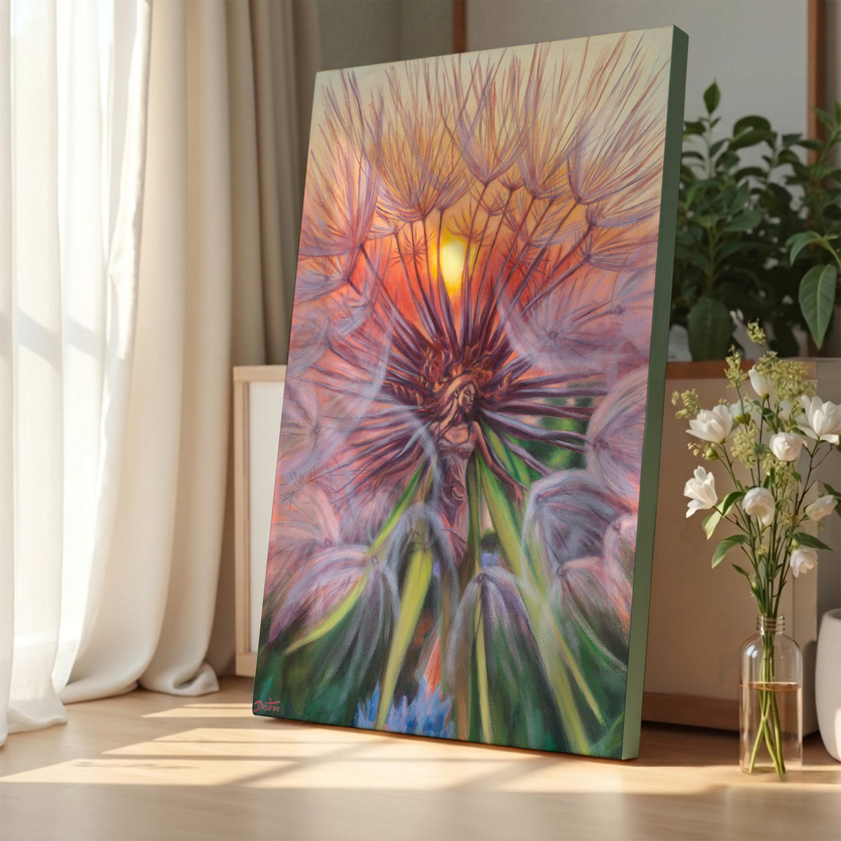 In the Rays of the Sun — Canvas Print
