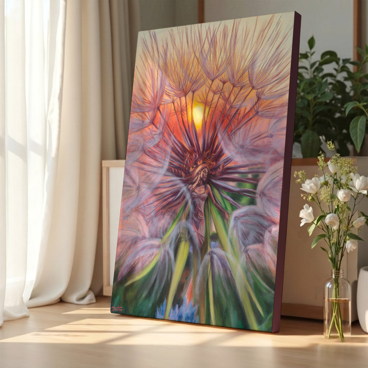 In the Rays of the Sun — Canvas Print