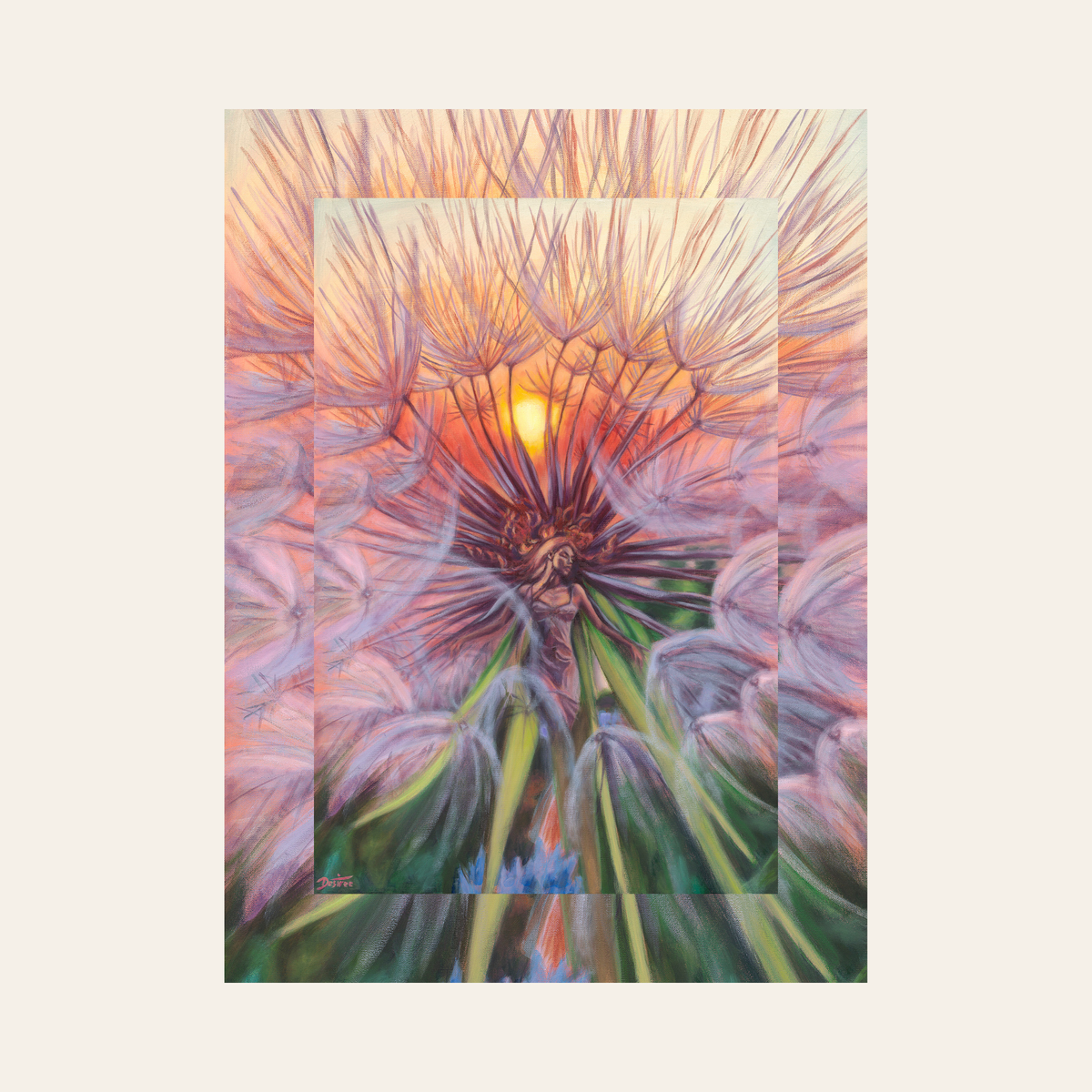 In the Rays of the Sun — Canvas Print