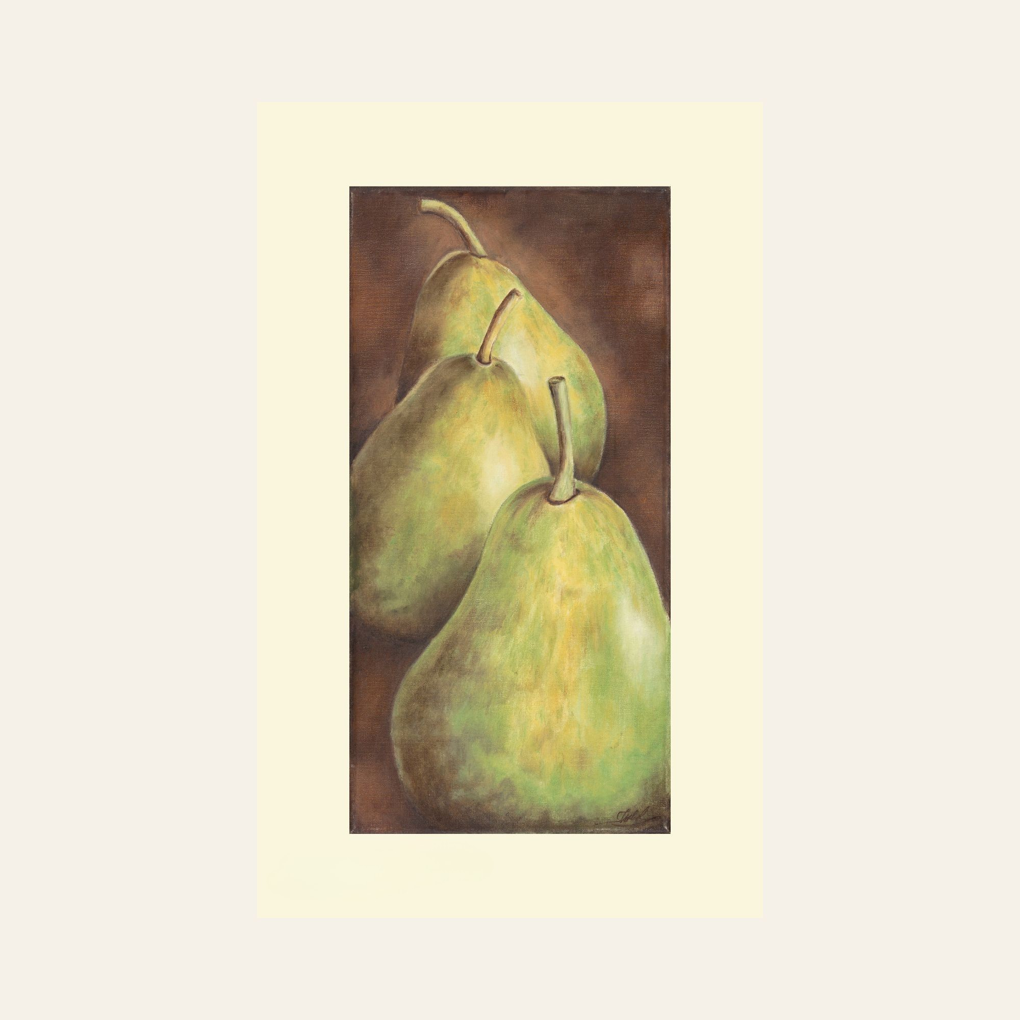 Go Pear Shaped — Framed Fine Art Paper Print