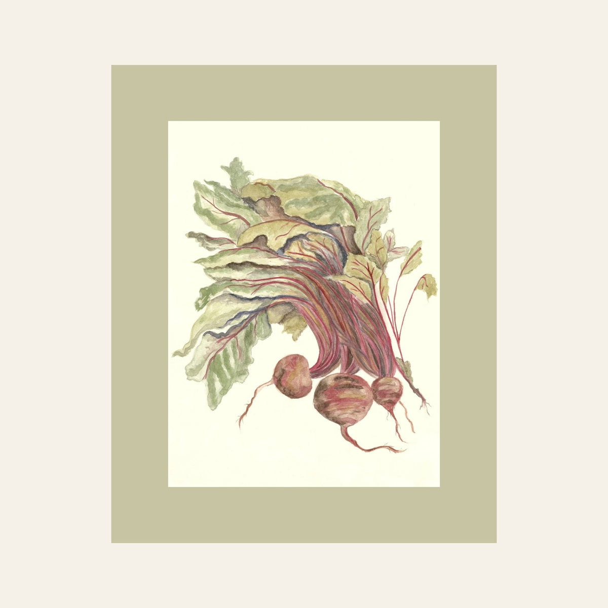 Roots in Red | Framed Fine Art Paper Print