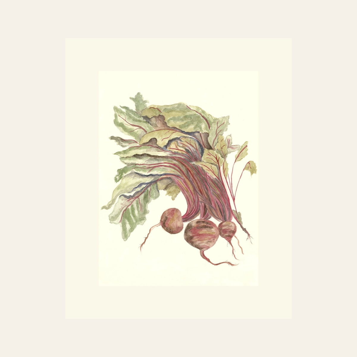 Roots in Red | Framed Fine Art Paper Print