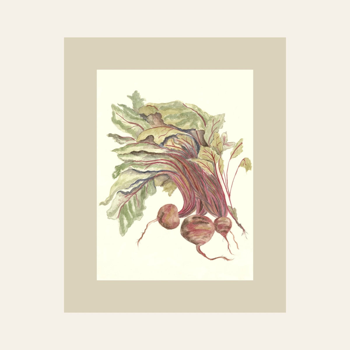 Roots in Red | Framed Fine Art Paper Print