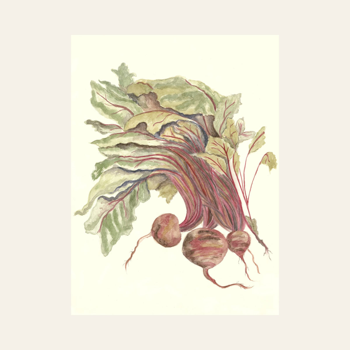 Roots in Red | Framed Fine Art Paper Print