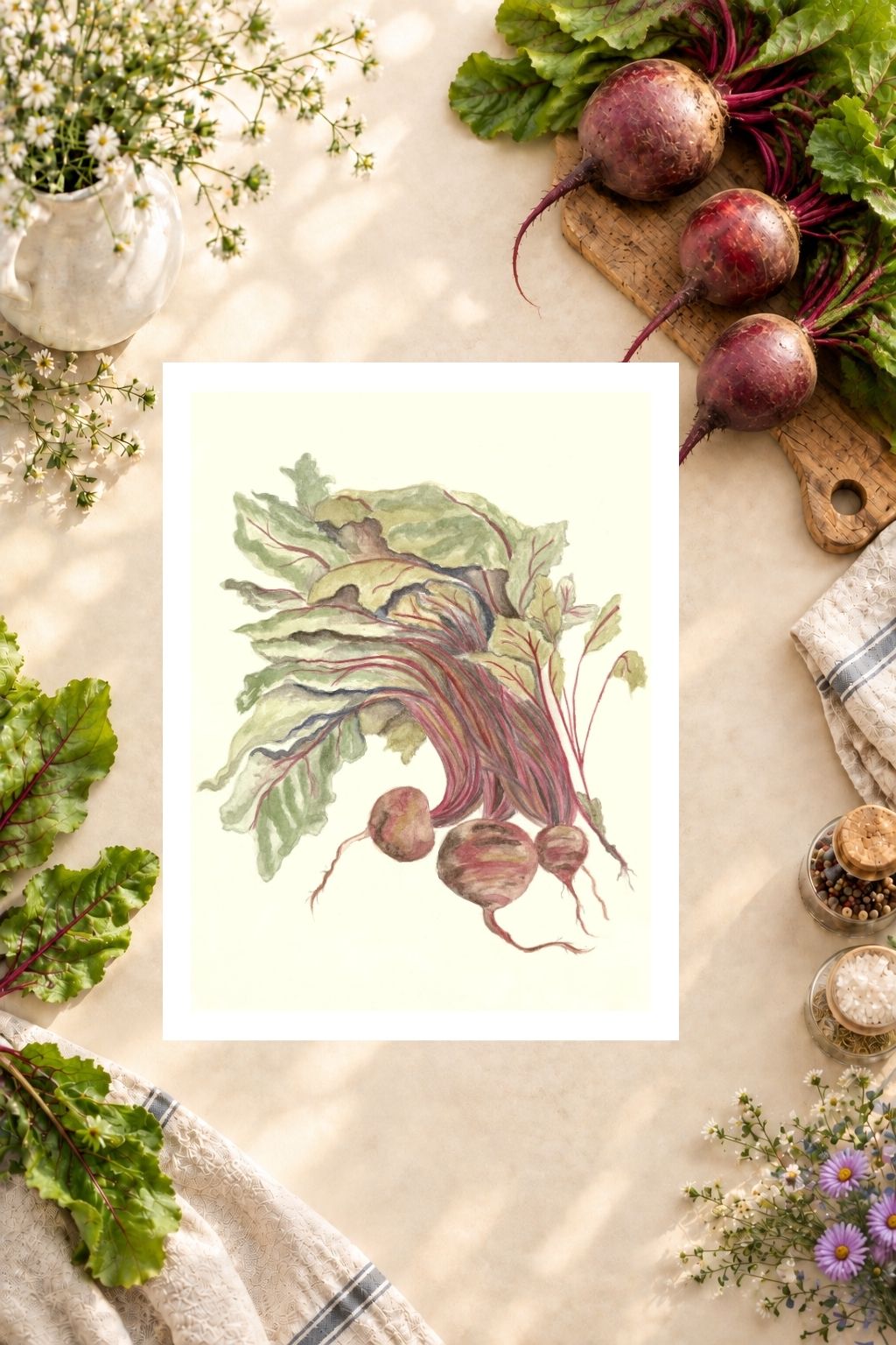 Roots in Red | Unframed Fine Art Paper Print