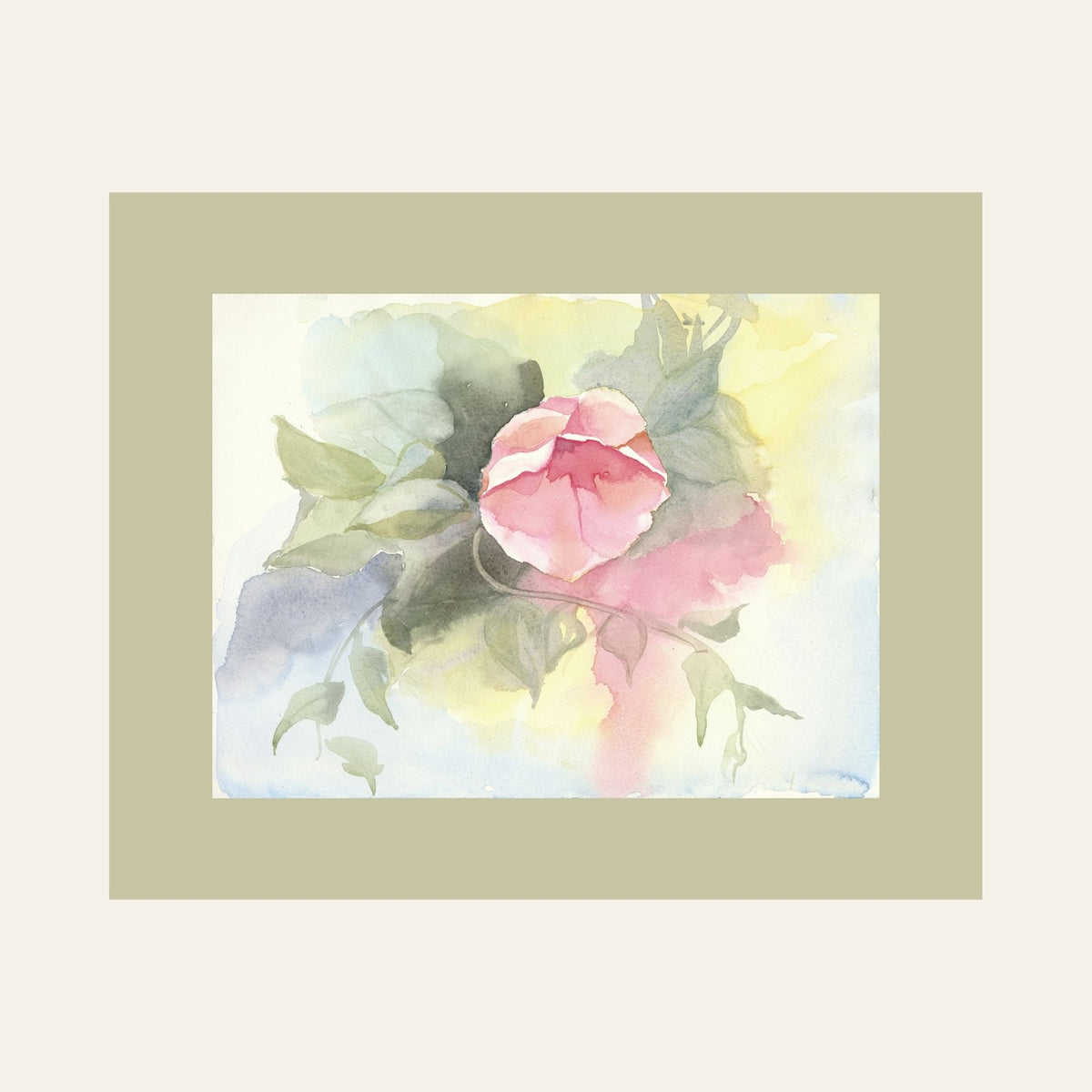 Soft Blush — Framed Fine Art Paper Print