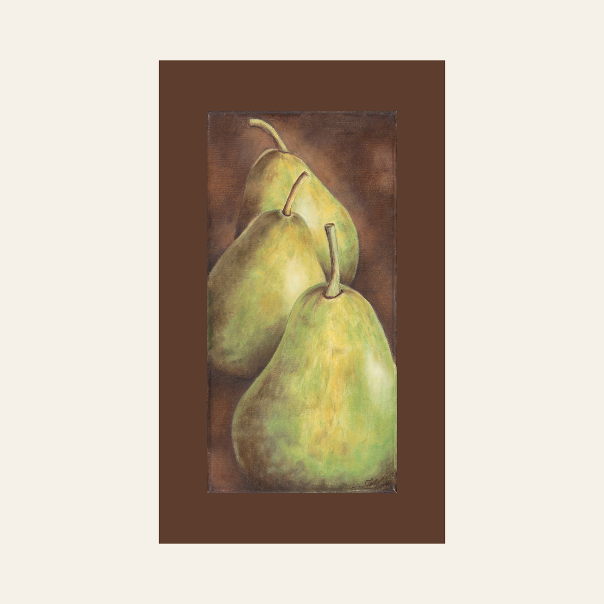 Go Pear Shaped — Canvas Print