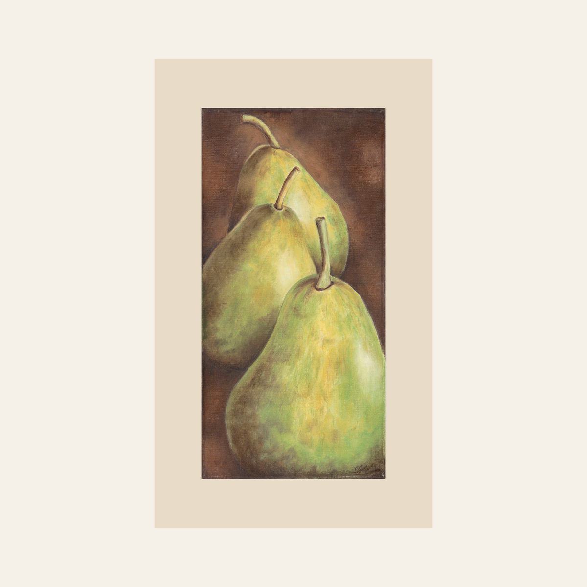 Go Pear Shaped — Canvas Print