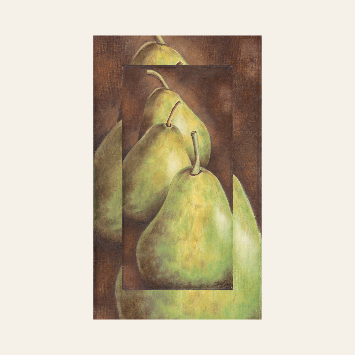 Go Pear Shaped — Canvas Print
