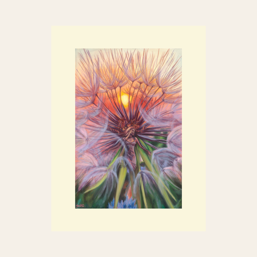 In the Rays of the Sun — Framed Fine Art Paper Print