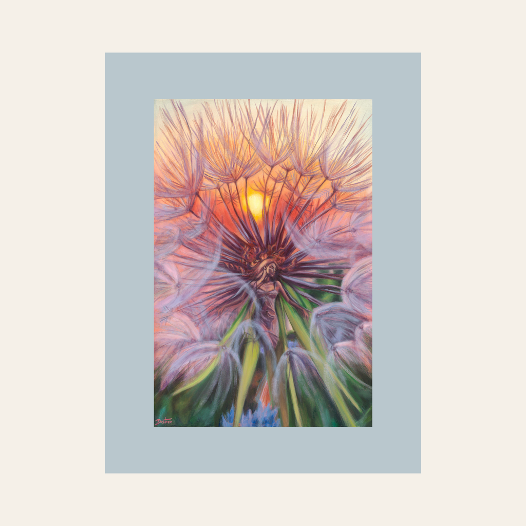 In the Rays of the Sun — Framed Fine Art Paper Print