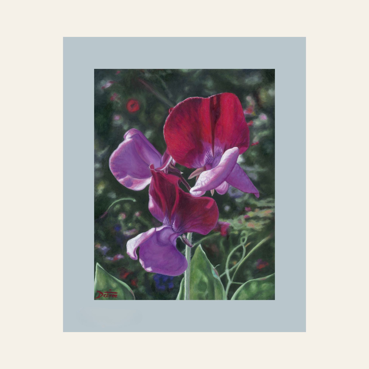 Sweet Temptation — Framed Fine Art Paper Print