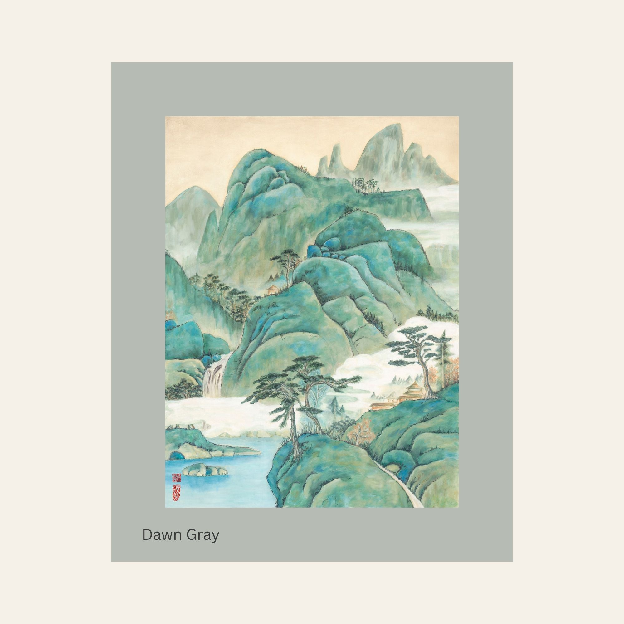 The Empty Mountain — Framed Fine Art Paper Print | Limited Edition of 150