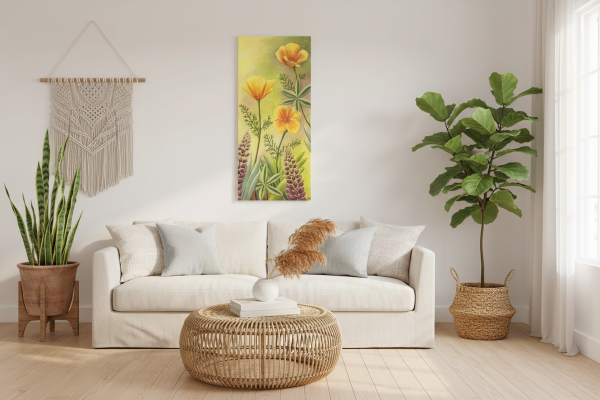 California Poppies & Lupins — Fresh Attempt