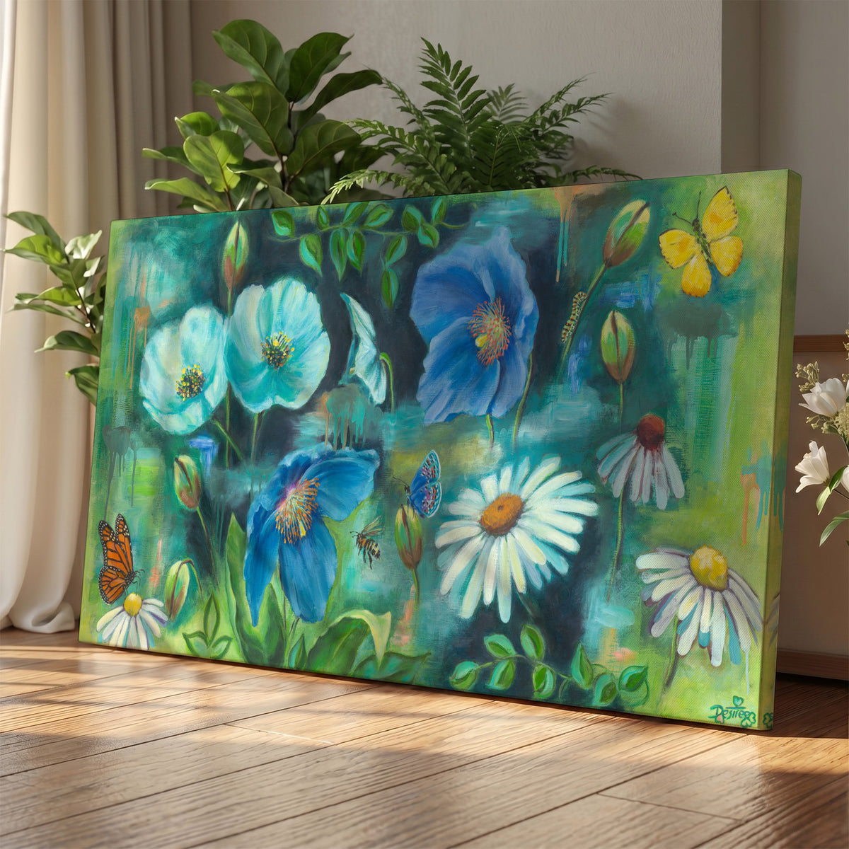 Abuela's Garden — Canvas Print