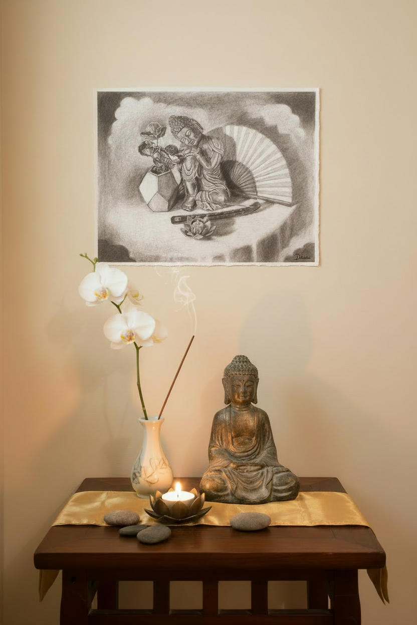 Contemplation - altar fuller orchids