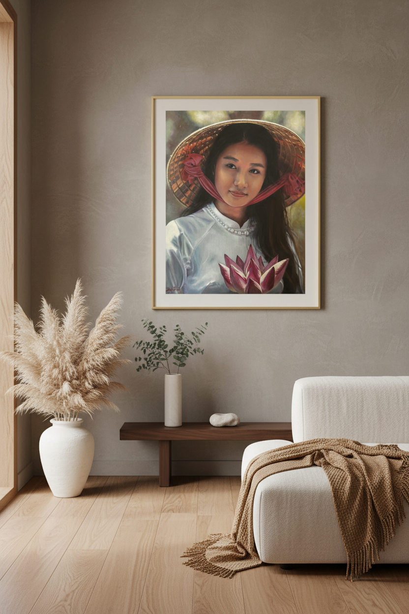Girl with a Lotus — California Organic Modern