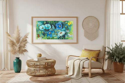 Abuela's Garden — Framed Fine Art Paper Print | Limited Edition of 150