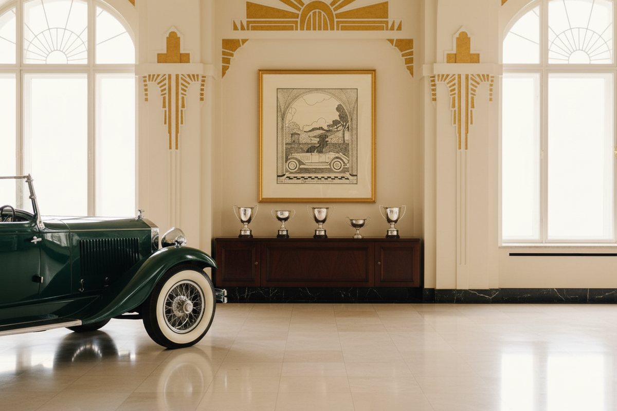 Option 3 — Art Deco Motor Club