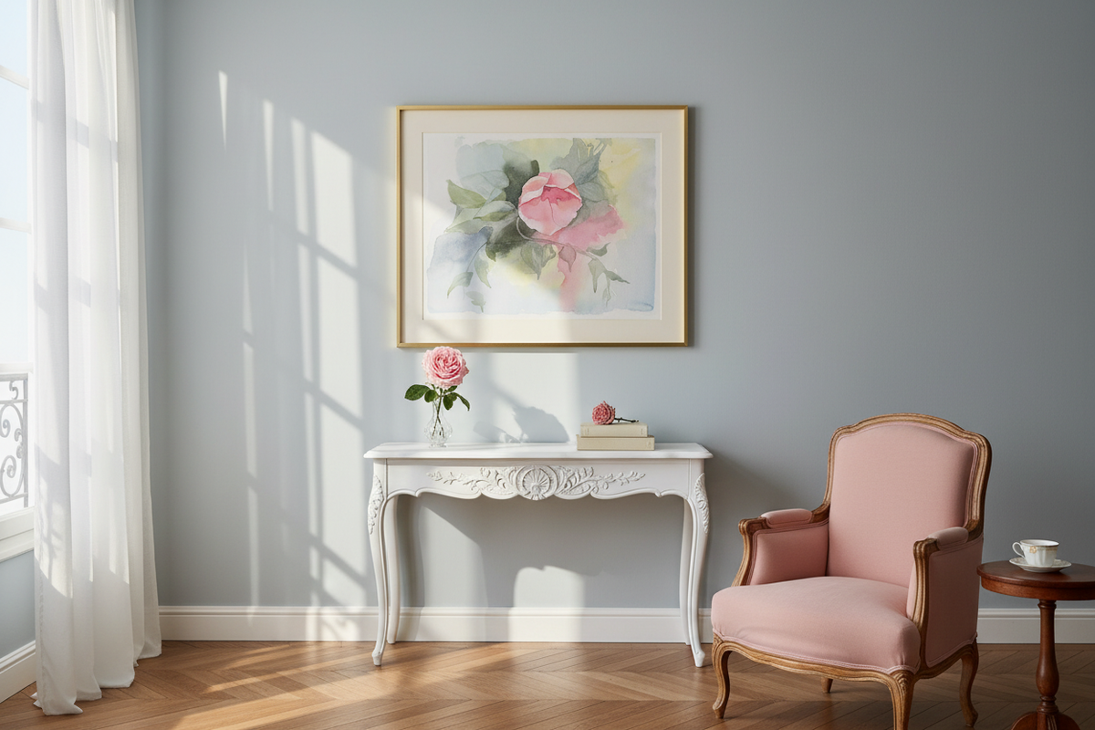 Soft Blush — Parisian Grey Apartment